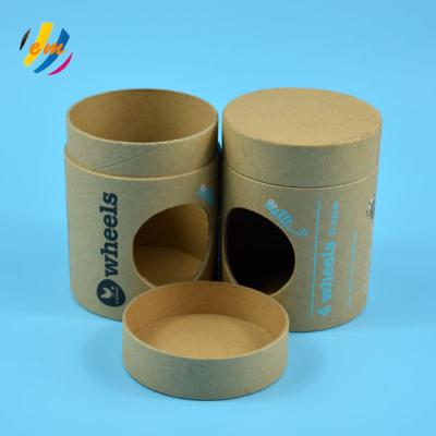 China FDA EMEI Kraft Paper Tube Packaging With Lid for sale