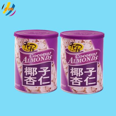 China Retail Food EMEI 83mm Diameter Printed Tube Packaging for sale