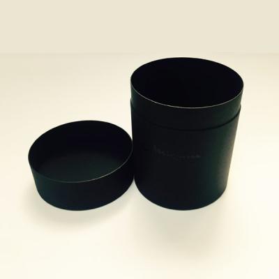 China Black Paper 105mm Diameter H150mm Tube Carton Packaging for sale