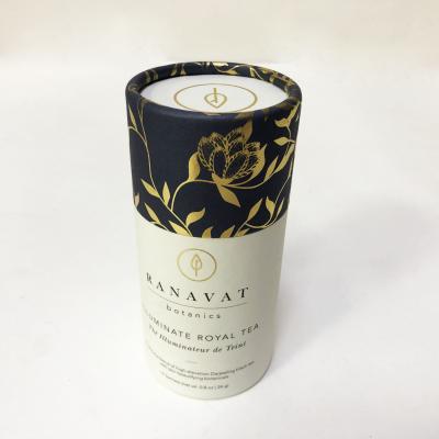 China CBD Oil Dia 100mm CMYK Printing Gift Tube Packaging for sale