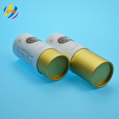 China Eco Friendly CBD Airtight Cosmetic Paper Tube Packaging for sale