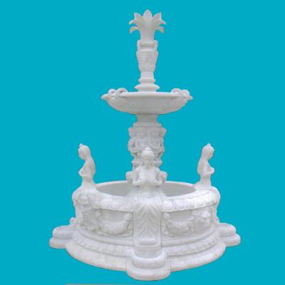 China white marble floating ball fountain for sale