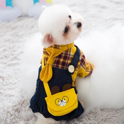 China New Fashionable And Beautiful Stocked Pet Autumn/Winter Extra Thick And Warm Design Designer Jackets Dog Clothes for sale