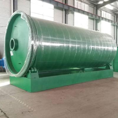 China Sealed feeding& Highy Reputation Manufacturer Waste Slagging Tire Recycling Machine To Oil Pyrolysis Machine for sale