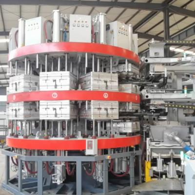 China Factory Beston Production Biodegradable Meat Tray Food Plate Product Line Automatic Safe Robot BagasseTableware Making Machine for sale