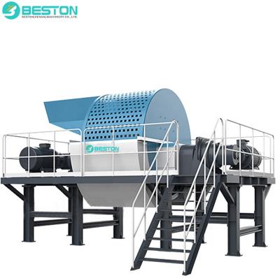 China Factory Beston tire shredder machine scrap tire shredder and tire granulate machine small business high quality cheap price for sale