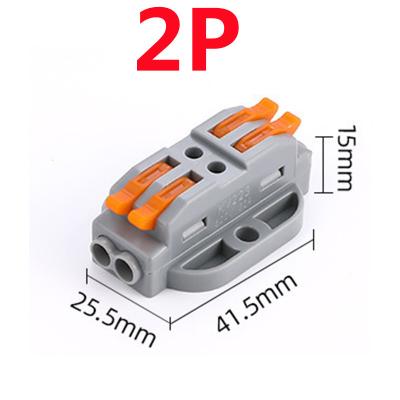 China Quick 28-12AWG (0.5-4MM) Terminal Block Electrical Cable Wire Connector Substitute for Terminal Block Cable Connector -222 for sale