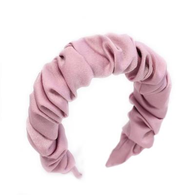 China Soft Trendy Cute Hair Accessories Scrunchies Wrinkle Headband For Girls And Women for sale