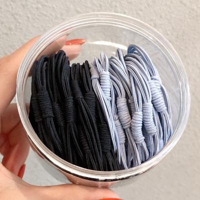 China 20pcs/box Girls Pocket Scrunchies Smart Casual Colorful Durable Elastic Hair Ties High Quality Hair Accessories for sale