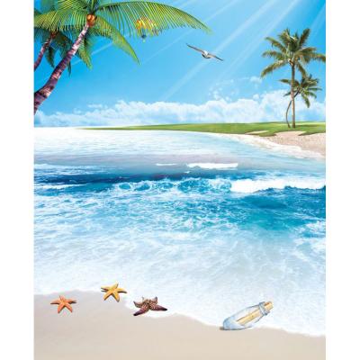 China Modern home decoration art 5D sea beach picture American diy canvas print seascape beach style landscape painting wall art home decor art for sale