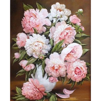 China New Classical/Postmodern Resin Art Full Diamond Paintings Diy Diamond Paintings Tulu Flower Kits Flower Resin Art For Adults for sale