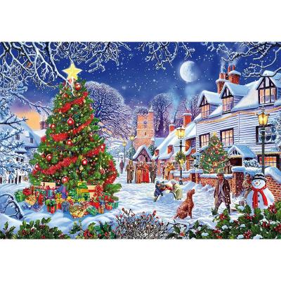 China New Full Drill Classic/Postmodern Diamond Dots Rhinestone Art Craft Santa Claus Christmas Diamond Painting Kits 5D DIY for Home Wall Decor for sale