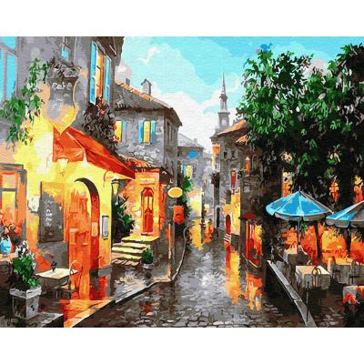 China Full Diamond Rhinestone Embroidery Cross Stitch CLASSIC Diamond Painting 5D Wall Decoration DIY City Landscape By Number Kit for sale