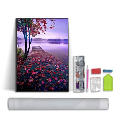 China New Classic/Postmodern Landscape Picture Wall Deco Dimond Art 5D Diamond Painting Full Drill For Kids for sale