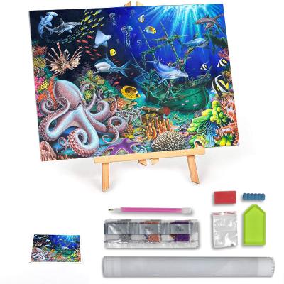 China New Classic / Postmodern 5D Diamond Embroidery Kits Sea World Diamond Painting for sale