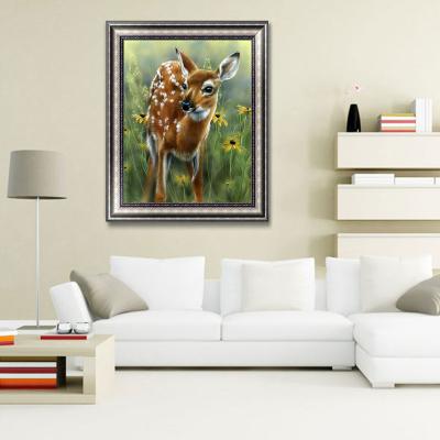 China New classical/postmodern dimond dimond diamond paintings deer 5D diy paitig kits custom animal decorative painting for sale