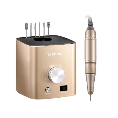 China Amazon BTArtbox Professional Portable Electric Nail Drill Machine 30000 RPM Micromotor Handpiece Electric Manicure LBG-DMJ-04 for sale