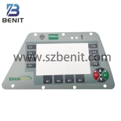 China VGL Plus Paste Control Panel Sticker Main Console Button Panel Film Voor onderdelen van asfaltpaten Te koop