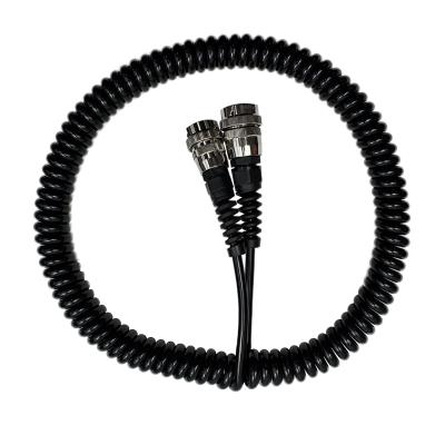 China 2028733 Data Cable / Spiral Cable 5-pin - 8-hole Asphalt Paver Electrical System For Level Meter Road Construction for sale