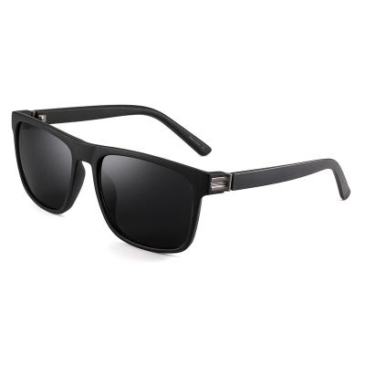 China Custom Classic Fashion Sunglasses Men's Oversized Square Polarized Plastic Sunglasses for sale