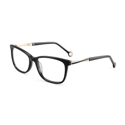 China Custom Optical Glasses Women Fashion Square Computer Glasses Anti Blue Light for sale