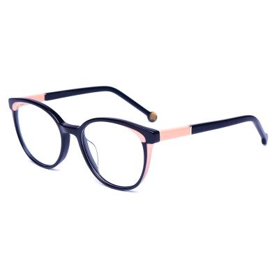 China Fashion Italian Oval Acetate Optical Glass Design Optical Glasses For Women for sale