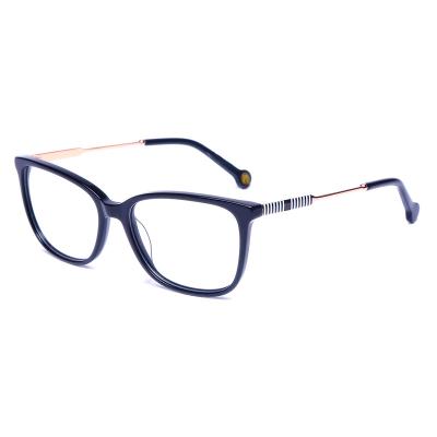 China Custom Optical Glasses Fashion Ladies Adjust Acetate Optical Glasses Manufacturer for sale