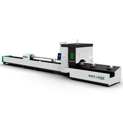 China Laser CUTTING Oreelaser 2000w 3000w 4kw tube pipe fiber laser cutting machine for sale for sale