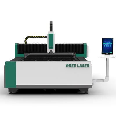 China Metal Fiber Laser Cutter 1000w 1500w 2kw Fiber Laser Cutting Machines Water Cooled Sheet Metal for sale