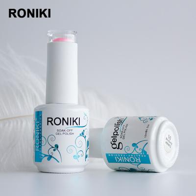 China RONIKI Global Fashion Soak Off Organic UV Gel Wholesale Private Label Color Gel Nail Polish TX Series for sale