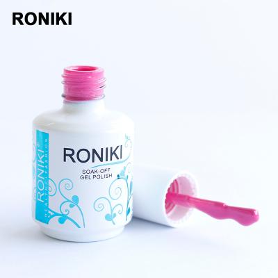 China Wholesale Custom Nail Beauty RONIKI OEM Private Label Soak Off Color Nail Polish for sale