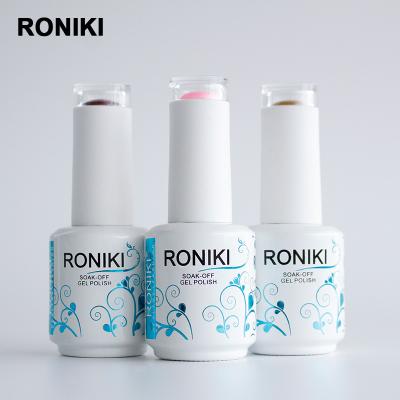 China OEM hema nail products supplies paint RONIKI nail gel polish free pirvate label free UV gel polish mixed color gel polish for sale