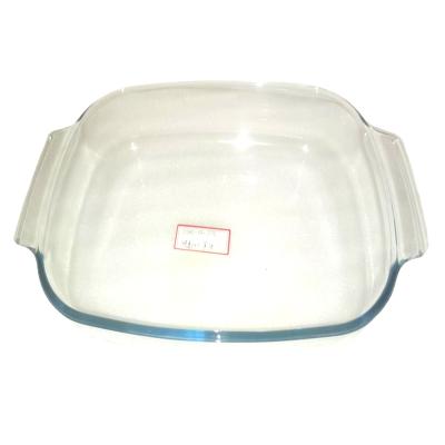 China 2021 After-sales Service New Design High Borosilicate Glass Rectangular Pan Sustainably Guaranteed for sale