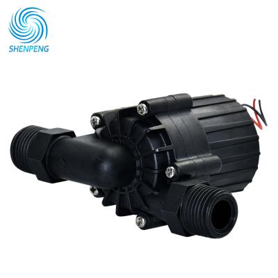 China Buildings 12v Head 5m Flow 600LPH Commercial Solar DC Mini Heater Pump G1/2 Inch for sale