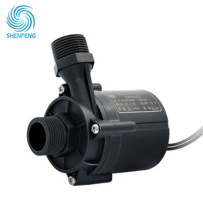 China Commercial Buildings 12v 24v DC Brushless Head 13m Flow 20LPM High Pressure Intelligent Toilet Pump for sale