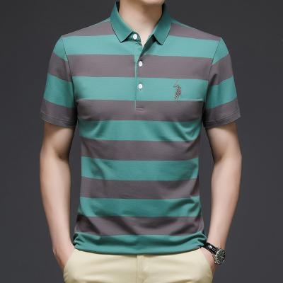 China 100% Cotton High Quality Mens Anti-wrinkle Polo T-shirts Summer Fashion Man Polo Shirt for sale