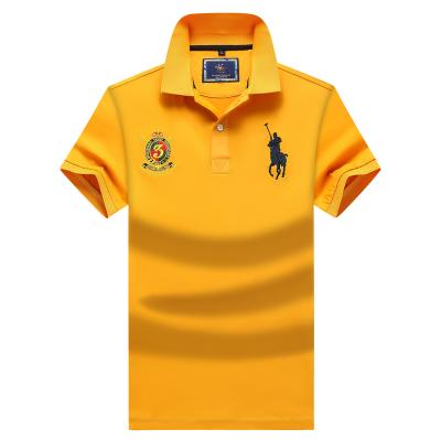 China Anti-Wrinkle Wholesale Embroidery High Quality Vintage Mens Polo Cheap T-shirts Custom Logo Tank Top Polo Shirt for sale