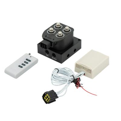 China High Quality Universal 12V Air Suspension Control Kit With Remote Control Solenoid Valve for sale