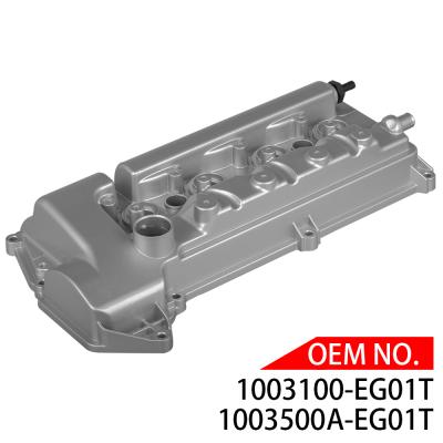 China Engine Valve Cover 1003500A-EG01T 1003100-EG01T Aluminum Alloy Engine Cylinder Head Valve Cover For Harvard H6 1.5T for sale