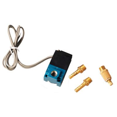 China General High Quality Electric 3 Port Push Control Solenoid Valve Frequency Boost Quick Connect Dc12v Ev01 for sale