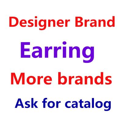 China Fashion CLASSIC earrings trend designer brand metal gold GG earrings cc jewelry earrings for women 2021 for sale