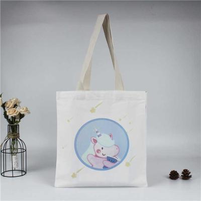 China Reusable Tote Bag Cotton Eco Friendly Cute Canvas Bags Custom Logo With Factory Price for sale