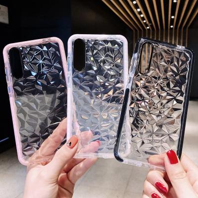 China Diamond Pattern Soft Package Shockproof Cell Phone Case For iPhone 11 12 pro mini 7 8 6 6S max plus XR X XS max for sale