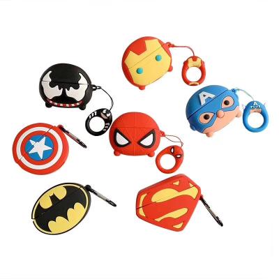 China For Earphone For Apple Pods 3 Pro Case Avengers Captain America Cartoon Movie Roles Case Soft Silicone Case Cover for sale