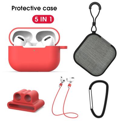 China For Earphone 5 in 1 Filter Mount Strap Holder For Apple Air Pods Pro Wireless Capa Case For Air Pods 3 Cover Device Skin Accessories for sale