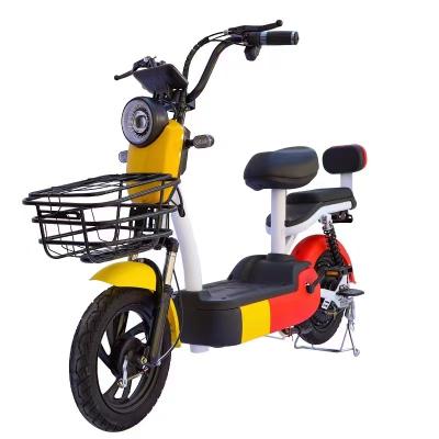 China Factory price fashion new design cheap chinese adult electric bicycle battery carbon steel electric bicycle for sale