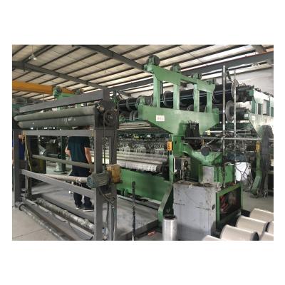 China Warp Wrap Knitting Machine Net Knotless Net Machine-Machine For Weaving Fishing Nets for sale