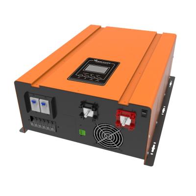 China Low Frequency Pure Sine Wave Inverter 6000w 48v Power Inverter With Battery Charger 390*224*180mm for sale