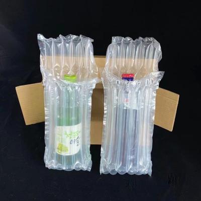 China Waterproof And Shockproof Protective Inflatable Air Column Filler Packing Film Roll Air Column Cushion Bag For Special Beer for sale