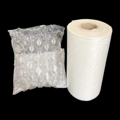 China Impact Resistance Cushion Film Bubble Bag Inflatable Air Bubble Wrap Air Bubble Cushion Packing Biodegradable Bag for sale